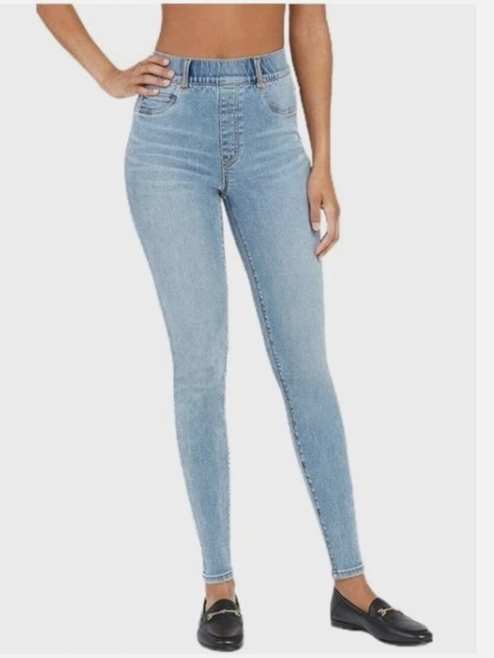 Spanx Skinny Ankle Jeans in Light Vintage Wash - Size S